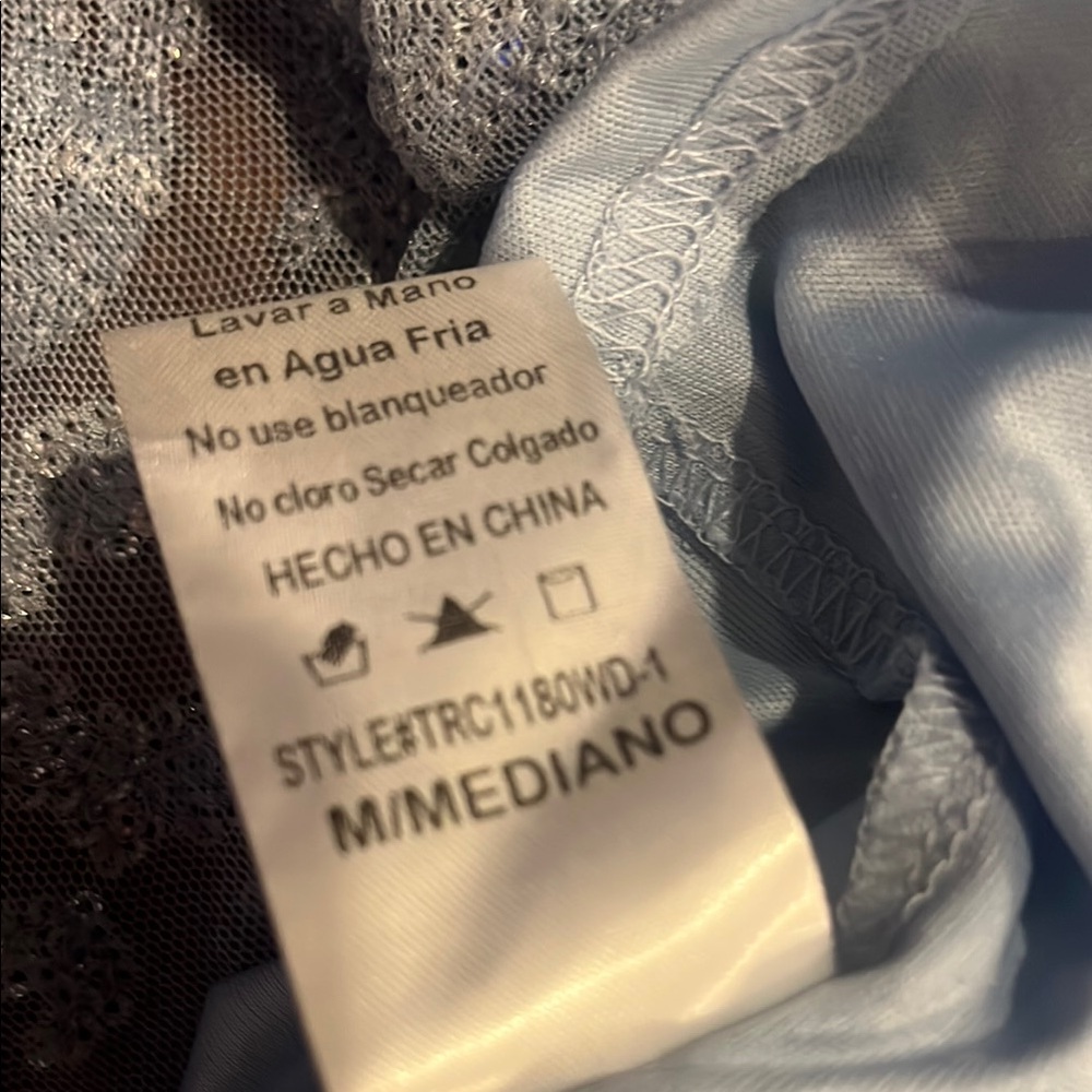 Windsor Light Blue Sequin Dress - Picture 8 of 12